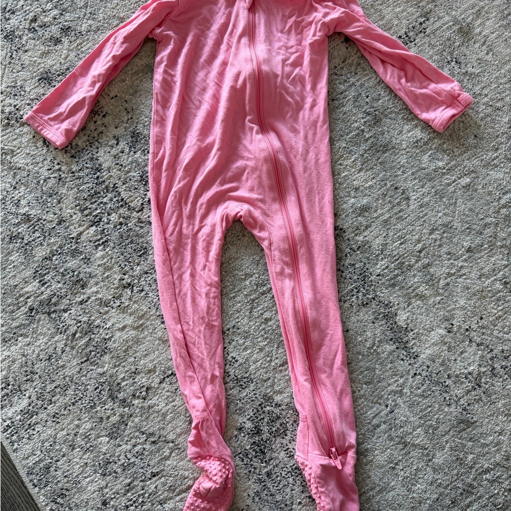 Kyte BABY Soft Pink Footed One Piece